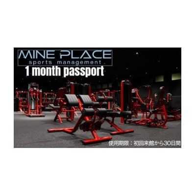MINE PLACEジム利用券(1ヶ月)&道の駅おふく温泉券10枚セット