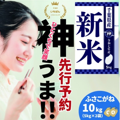 《先行予約・令和7年産 新米》千葉県神崎町産 ふさこがね 10kg(5kg×2袋)|9月以降順次発送