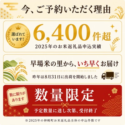 【新米先行予約】令和8年産 ふさおとめ 10kg(5kg×2袋) 千葉県神崎町産 白米 9月上旬発送