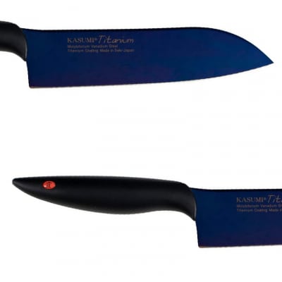 【高島屋選定品】SUMIKAMA 霞　三徳包丁 ミッドナイトブルー 59E1566