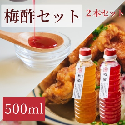 【梅ボーイズ】無添加 紀州南高梅の梅酢2本セット(白・紫蘇)天日塩使用