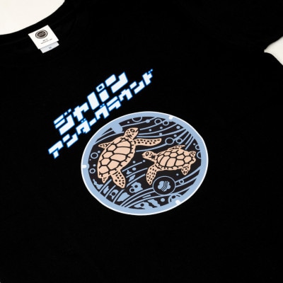 みなべ町 マンホールTシャツ 黒 Mサイズ