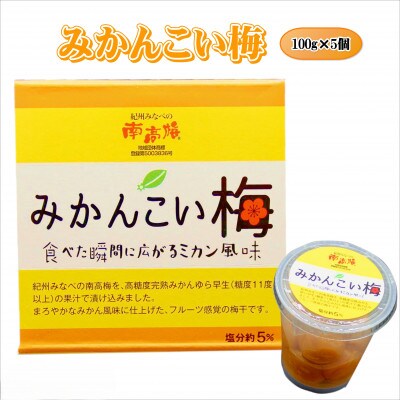 みかんこい梅　100g×5個