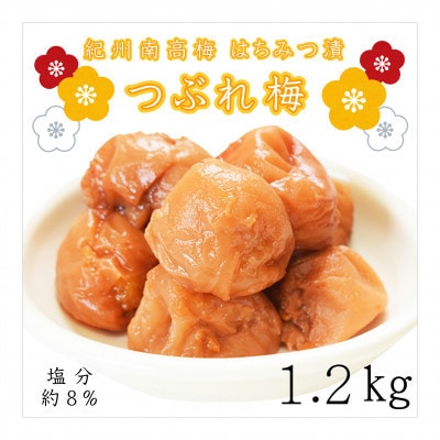 紀州南高梅　はちみつ漬つぶれ梅600g×2個