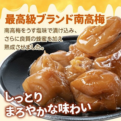 紀州南高梅　はちみつ漬つぶれ梅600g×2個