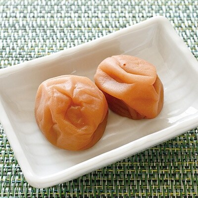 紀州薬師梅　木箱入り梅干し　うすしお味8粒・はちみつ味4粒
