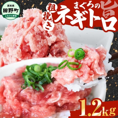 【四国一小さなまち】≪カネアリ水産≫ まぐろのネギトロ　1.2kg(80g×15パック)