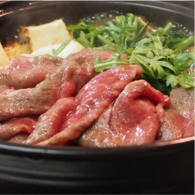 「厳選A5ランク」米沢牛サーロインすき焼きしゃぶしゃぶ用470g_B017