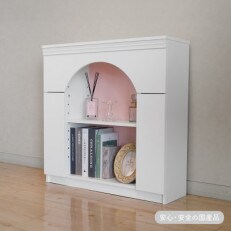 マントルピース型収納棚(ストレート) 【完成品・国産品】 | 栃木