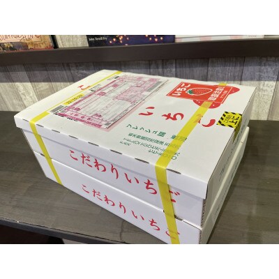 とちあいか不揃い2kg×2箱、計4kg(家庭用、ジャム・冷凍の加工用にも)