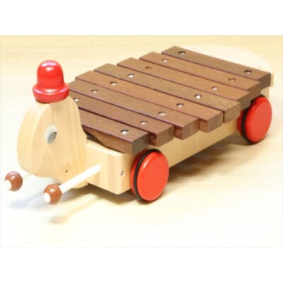 【国産天然素材】木製おもちゃ カメさんシロホン