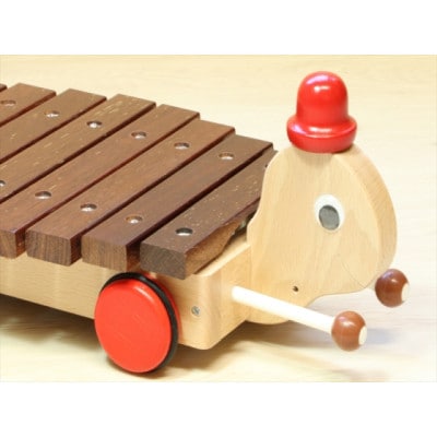 【国産天然素材】木製おもちゃ カメさんシロホン