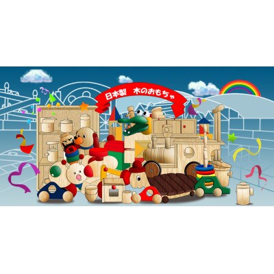 【国産天然素材】木製おもちゃ カメさんシロホン