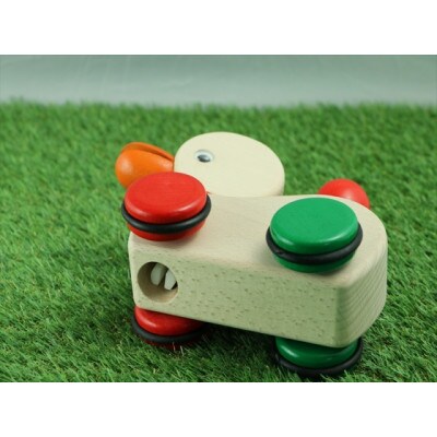 【国産天然素材】木製おもちゃ メロディダック