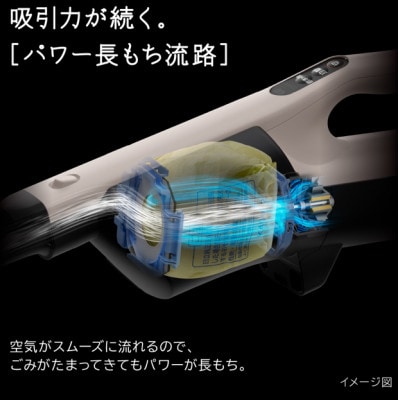 【かるパックスティック】コードレス掃除機PKV-BK3P(C)