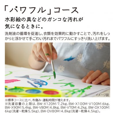 【全自動洗濯機ビートウォッシュ】BW-X120M(W)
