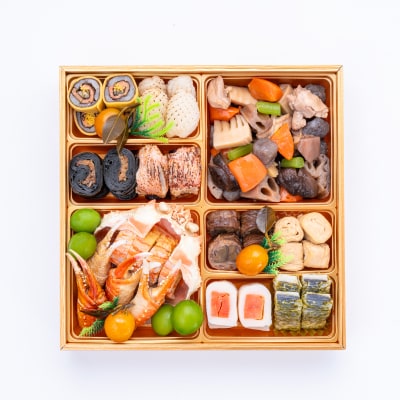 12/30・31配送 千賀屋おせち「慶壽」和風三段重　4～5人前 全41品 [035S08]