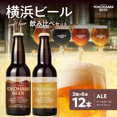 横浜ビール　ALE(2種12本セット)