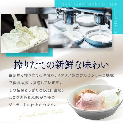 直営牧場搾りたてミルクで作るジェラート(5種 計10個)〈小野ファーム〉