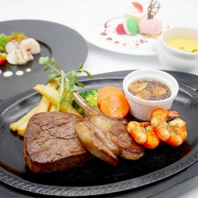 ニューオータニイン横浜プレミアム　ペア宿泊プラン海側スーペリアツイン朝夕食付/夕食:洋食コース