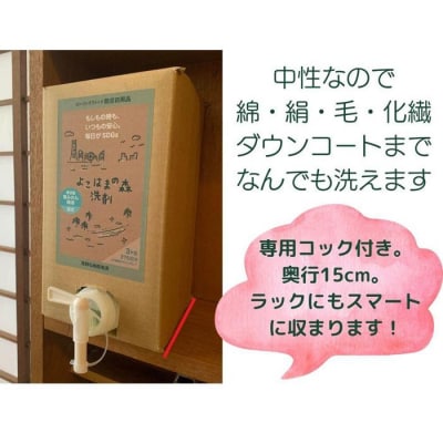 よこはまの森洗剤　3kgボックス