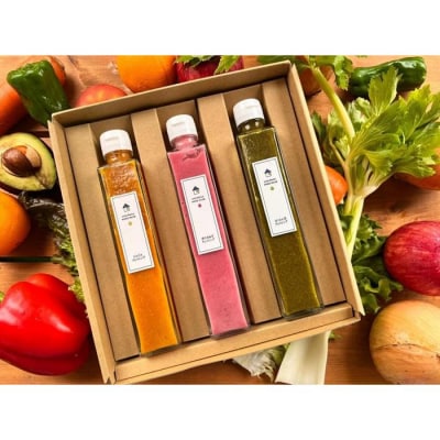 <横浜産>野菜を野菜で食べる生ドレッシング　3本セット