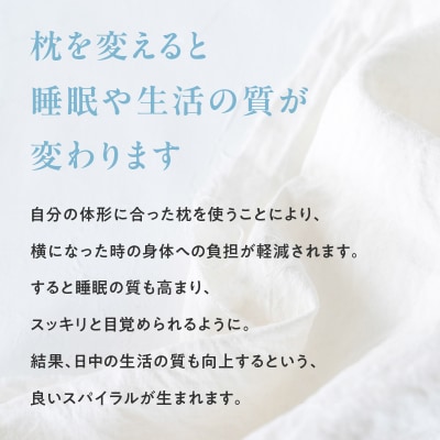 ご自宅にお届けするオーダーメイド枕〈眠りのお部屋〉