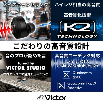 VictorワイヤレスステレオヘッドセットHA-FW1000T【提供再開】
