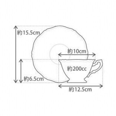 カップ&ソーサーペアセット(スイートメモリー)<大倉陶園>
