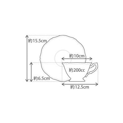 カップ&ソーサーペアセット(ブルーインペリアル)<大倉陶園>