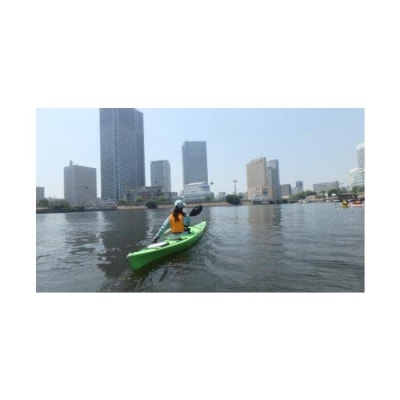 シーカヤック赤レンガミニツーリング(大人1名と小中学生のこども1名の計2名での乗船)