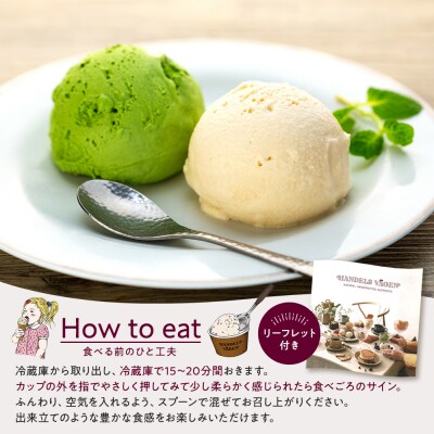 ハンデルスベーゲン無添加アイスクリーム/北海道牛乳・京都宇治抹茶
