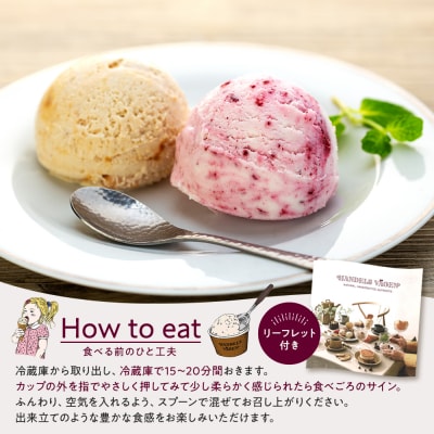 ハンデルスベーゲン無添加アイスクリーム/マカダミアキャラメルココナッツ・ベリーバイベリー