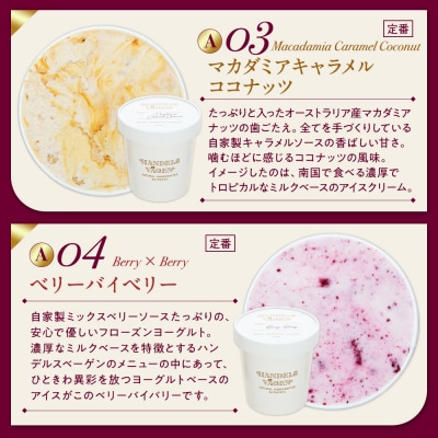 ハンデルスベーゲン無添加アイスクリーム/京都宇治抹茶・ベリーバイベリー・他