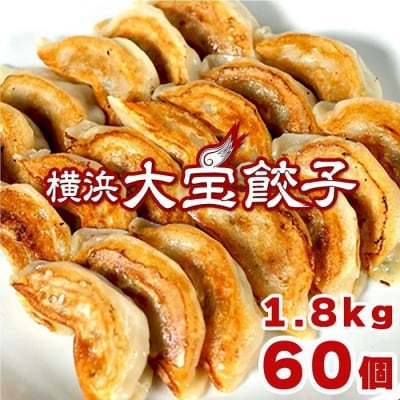 もちもち国産ジャンボ大宝餃子60個(30個×2)
