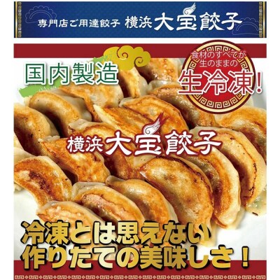 横浜大宝餃子 もちもち国産ジャンボ大宝餃子30個&もちもち水餃子40個セット
