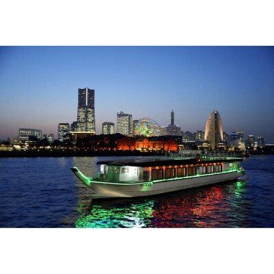 横浜港乗合船屋形船濱進ペアご招待券(さざなみ御膳)