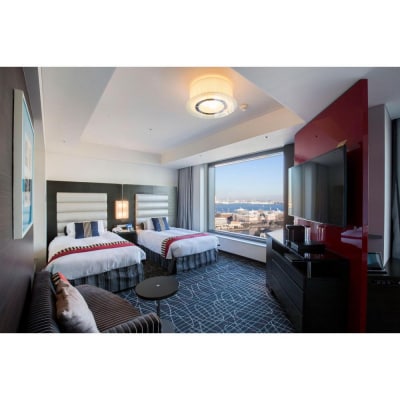 ニューオータニイン横浜プレミアム　ペア宿泊　海側コーナーデラックスツイン朝夕食付(下町ディナー)