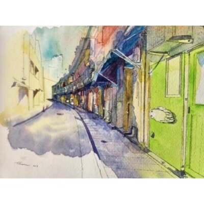 水彩画作品　No,463