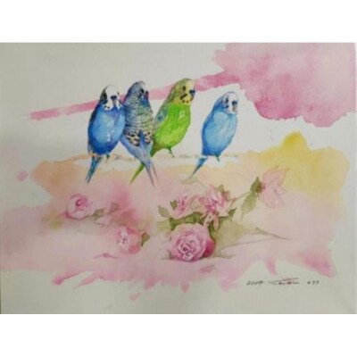 水彩画作品　No,477