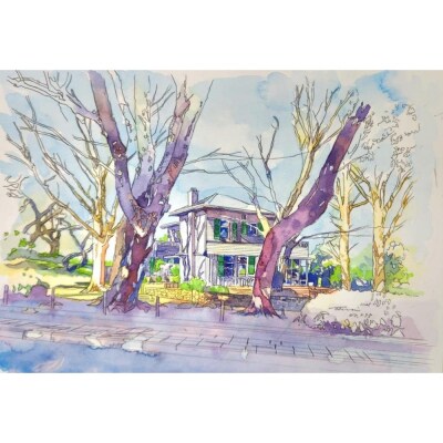 水彩画作品　No,488