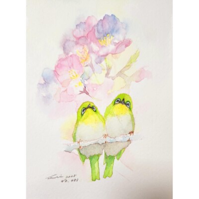 水彩画作品　No,483