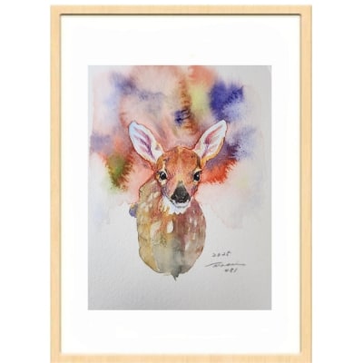 絵 水彩画  インテリア Amazon.co.jp: 絵画 インテリア おしゃれ 鳳凰 ヒーリングアート