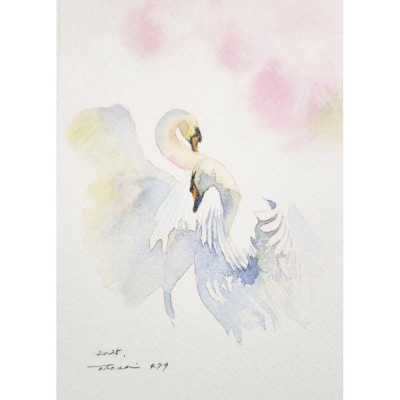 水彩画作品　No,479