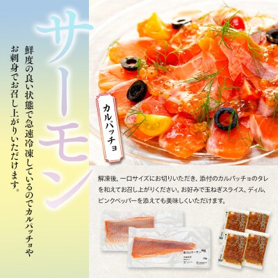 お刺身用・サーモンのカルパッチョセット