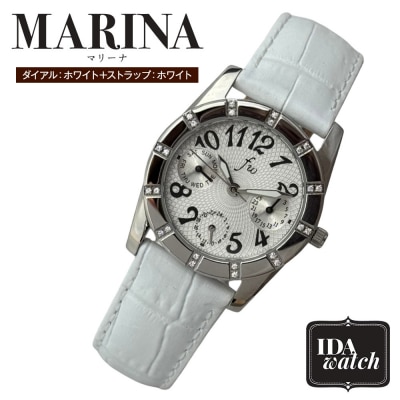 腕時計　MARINA【ダイアル:ホワイト/ストラップ:ホワイト】