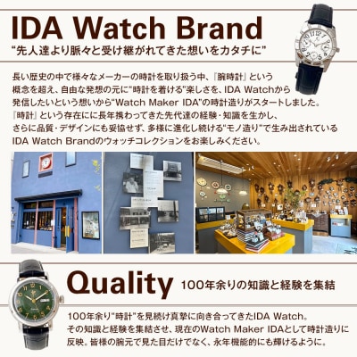 腕時計　Retro Graph 120【ダイアル:ミント/ベルト:ミントグリーン】