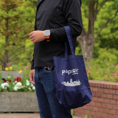 横浜 捺染 トートバッグ A4サイズ収納 papakoso パパコソ エコバッグ 