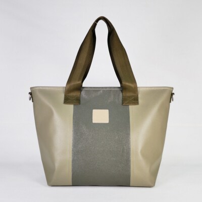 TENT BAG RYAN.02　防水トートバッグ【カーキ】