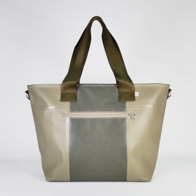 TENT BAG RYAN.02　防水トートバッグ【カーキ】